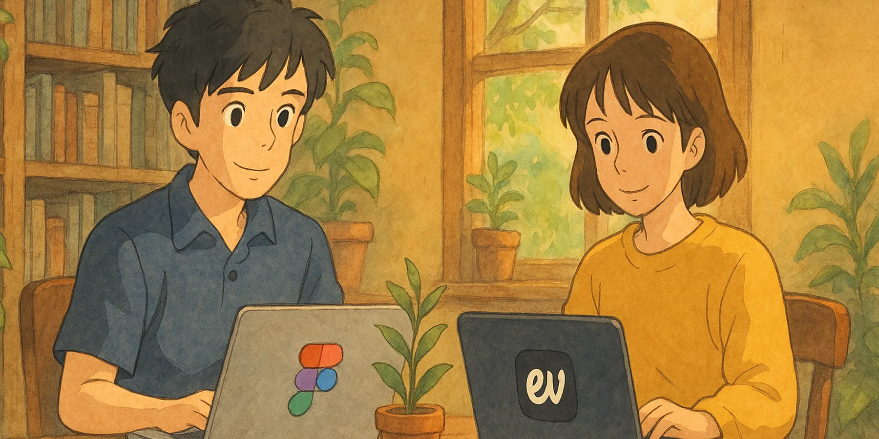Two-Person Collaboration in Figma and Evrybo