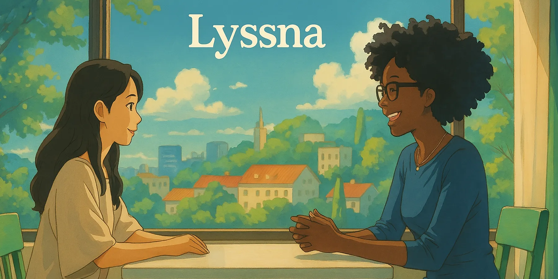 People chating about lyssna